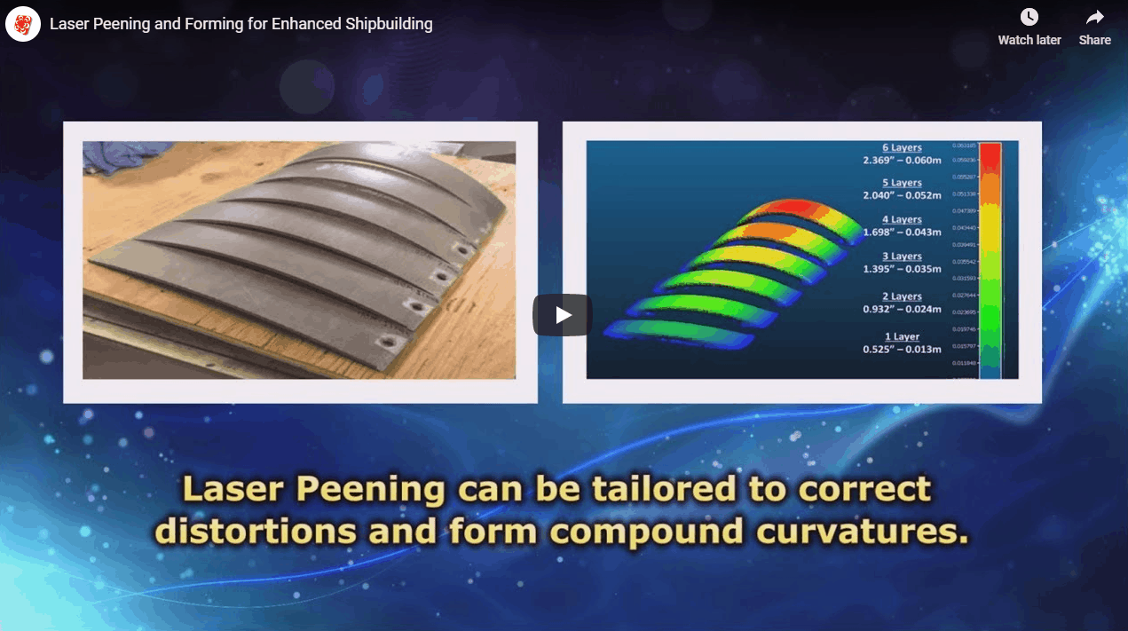 Laser Peening Equipment - Forming