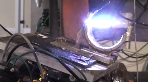 How Laser Peening Works - a plasma ignites, focusing pressure into the metal surface