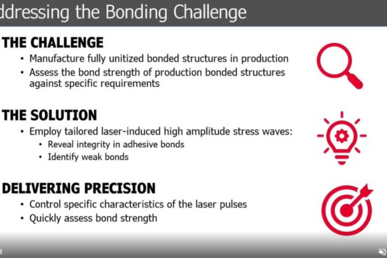 laser bond inspection meeting the challenge